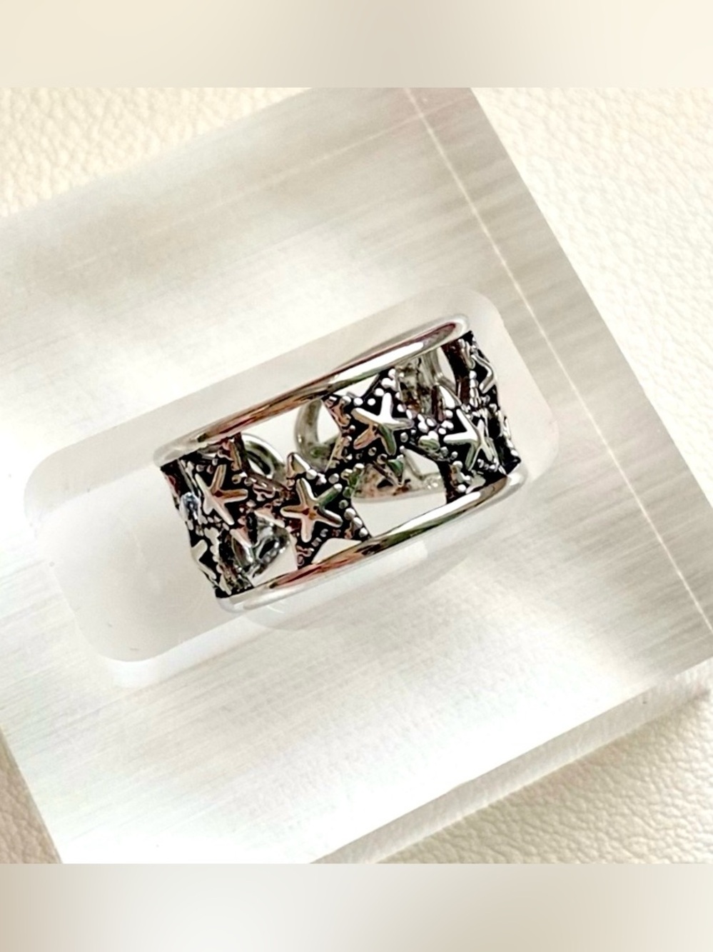 Silver Star Ring - Picture 2 of 3